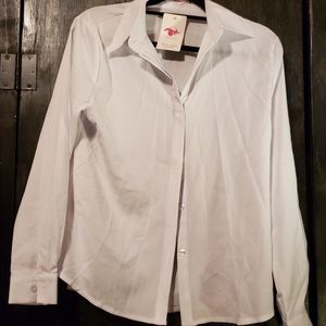 Classic White Dress Blouse